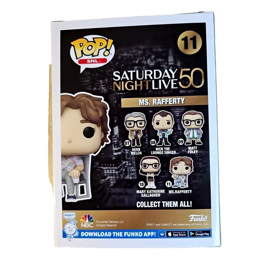 Lot of 3 Funko Pop! SNL 50 Ms Rafferty #11 Saturday Night Live New In Box